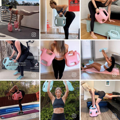 Water-Filled Adjustable Weights (2-11 Lbs - Set of 2 )