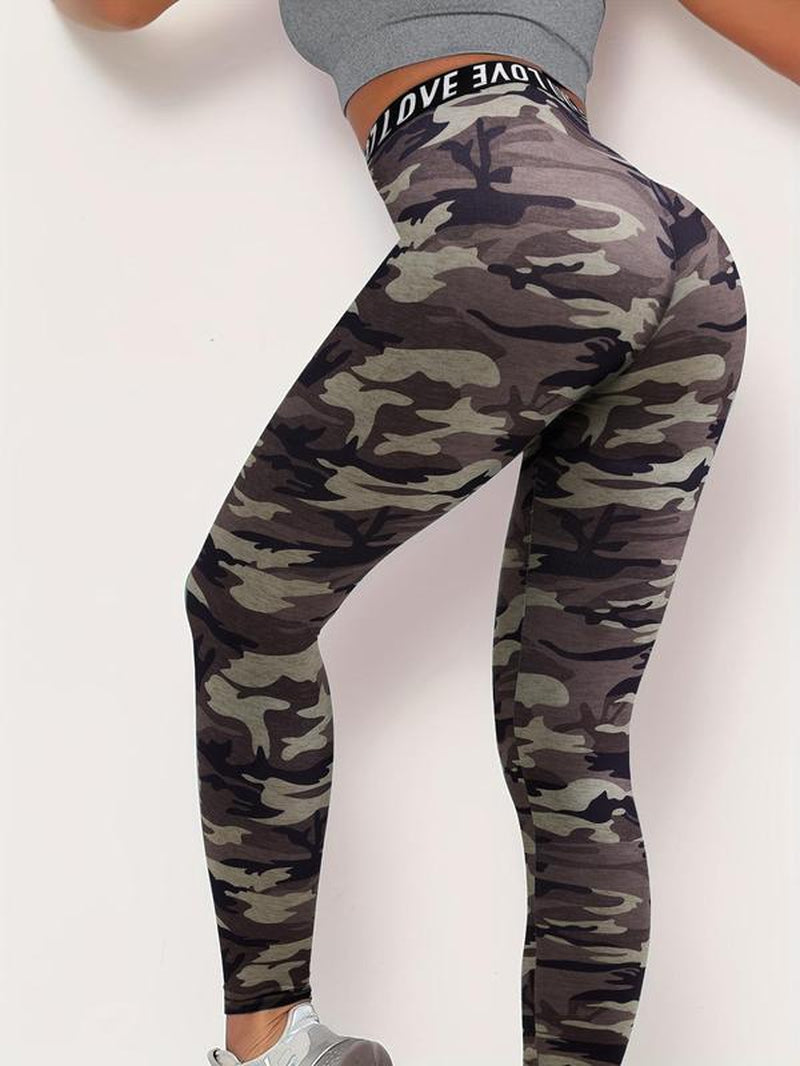 Camo Print High Waist Comfy Leggings