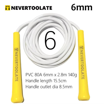 NeverTooLate™ ProSpeed Jump Rope – Lightweight, Durable &amp; Fast